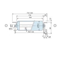 オークラ輸送機 スチールローラー単体 NHR890NーN 1P（直送品）