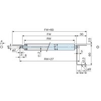 オークラ輸送機 スチールローラー単体 ER490NーN 1セット(5P)（直送品）