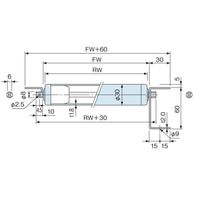 オークラ輸送機 樹脂ローラー単体 BFS150NーA 1セット(5P)（直送品）