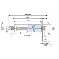 オークラ輸送機 ステンレスローラー単体 PS90NーN 1セット(3P)（直送品）