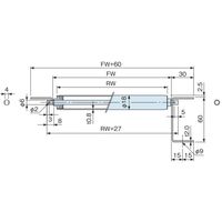 オークラ輸送機 ステンレスローラー単体 ES90NーN 1セット(5P)（直送品）