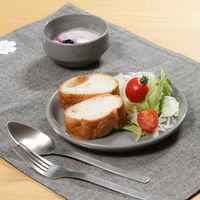 スタッキングプレート　Φ１８０ｍｍ　アリビオ　ＬＧＹ 77488 1箱（6個入り） 不二貿易（直送品）