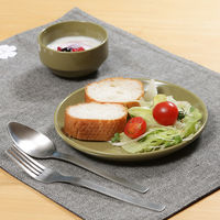 スタッキングプレート　Φ１８０ｍｍ　アリビオ　ＧＲ 77491 1箱（6個入り） 不二貿易（直送品）