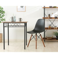 不二貿易 イームズチェア ４ＰＣＳ／１ＣＴＮ ブラック 99371 1セット(4脚入)（直送品）