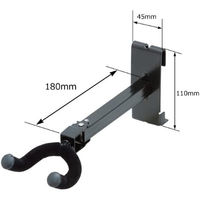 KC キョーリツ ネット用 フックタイプ ギターハンガー GH-L ロング x 3個（直送品）