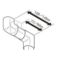 因幡電機産業 立面スライドコーナー JCSー20 1セット(3個)（直送品）