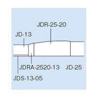 因幡電機産業 異径ジョイントアダプタ JDRAー2520ー13 1セット(5個)（直送品）