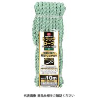 藤原産業 SK11 カラートラックロープ混撚 緑 SKCRーGK1210 1個（直送品）