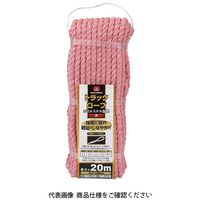 藤原産業 SK11 カラートラックロープ混撚 赤 SKCRーRK920 1個（直送品）