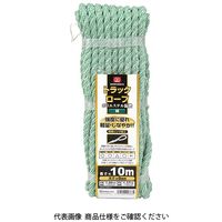 藤原産業 SK11 カラートラックロープ混撚 緑 SKCRーGK910 1セット(2個)（直送品）