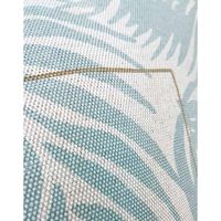 ケーアイジャパン クッションカバー 45×45cm リバーシブル ベイデン ボタニカル ファー グリーン 328012 1個（直送品）