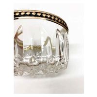 ケーアイジャパン 小物収納 ビジューガラスポット クリスタル ガラス製 クリア 353850 1個（直送品）