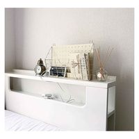 ケーアイジャパン ディスプレイボード インテリアボード エイダーレターラック スチール製 ホワイト 353849 1個（直送品）