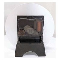 ケーアイジャパン 置き時計 エクラク デスククロック リーフ インテリア ホワイト 白 アナログ 367355 1個（直送品）