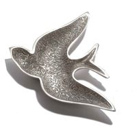 東京かんかん アクセサリートレイ ブラスバードプレート シルバー 391500 1個（直送品）