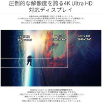 27インチ ワイド液晶ディスプレイ(3840x2160/IPS/DPx1/HDMIx3/スピーカー/チルト) JN-IPS2706UHDR（直送品）