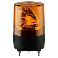 エスコ DC12~48V LED回転灯(黄) EA983FS-232 1台（直送品）