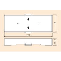 エスコ [EA538PMー1・21用] 保護カバー EA538PM-111 1セット(10個)（直送品）