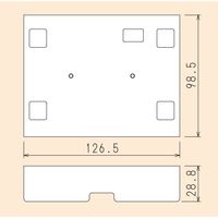 エスコ [EA538PMー51用] 保護カバー EA538PM-122 1セット(10個)（直送品）