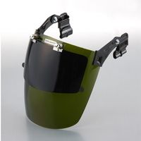 エスコ フェイスプロテクター(ヘルメット取付型) EA800PB-31 1個（直送品）