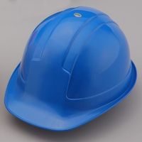 エスコ ヘルメット(青) EA998AC-4 1セット(2個)（直送品）