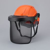 エスコ 防災面(ヘルメット付) EA768HM-13 1個（直送品）