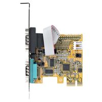 PCIeカード／シリアルRS232C／2ポート StarTech.com 21050-PC-SERIAL-CARD 1個（直送品）