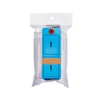 エスコ 47x130mm 連番タグ(赤/100枚) EA475HL-13 1セット(1000枚:100枚×10組)（直送品）