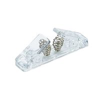 エスコ 11x50x16mm ダブルクリップ・連結(20個) EA762FB-261 1セット(200個:20個×10組)（直送品）