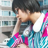 Kirala Nino　ハイブリッドネックファン　ホワイト KAN-011 1台（直送品）