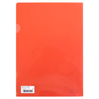 リヒトラブ クリヤーホルダー A4 赤 F-78EC-3 1セット(1枚×30)