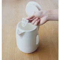 ドリテック 電気ケトル「プロム」1.0L ホワイト PO-160WT 1台