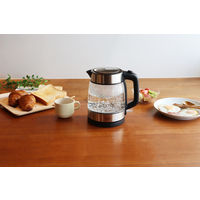 ドリテック ガラスケトル「エルダー」1.0L ブラック PO-161BK 1台