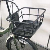 オージーケー技研 フロントバスケット FBー069K 黒 BK 1個（直送品）