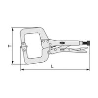 TONE グリッププライヤセット(C型スイベル) VPCV-4502S 1セット(2セット)（直送品）