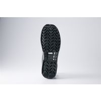 ノサックス 耐滑ウレタン2層底 安全靴 短靴(ベロア調人工皮革・静電気帯電防止性能付)黒 25.5cm KC-3710クロ-25.5 1足（直送品）