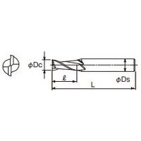 不二越 スーパーハード 2枚刃 2SE 19 2SE19 1本（直送品）