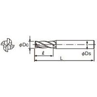 不二越 スーパーハード 4枚刃 4SE 50*42 4SE50X42 1本（直送品）