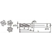 不二越 AG ミル ラフィング ミディアム AGREM 10 AGREM10 1本（直送品）