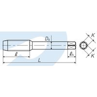 彌満和製作所 軽合金用超硬ハンドタップ N-CT-LA B M10X1.25 P3 アゲ 1本（直送品）