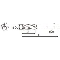 不二越 スーパーハード レギュラ シャンク 4枚刃 4RSE 18 4RSE18 1本（直送品）