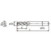 不二越 ナタック 3枚刃 3NAC 20 3NAC20 1本（直送品）