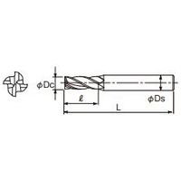 不二越 AG ミル 4枚刃 4AGE37 1本（直送品）