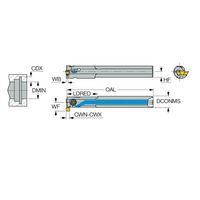 イスカル CGホルダー GEHIR10ー13ー2ーT2.4 1本（直送品）
