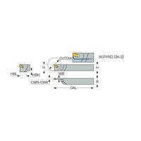 イスカル SGホルダー SGTFL2012ー2 1本（直送品）