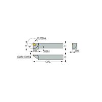 イスカル SGホルダー SGTFR2012ー3 1本（直送品）