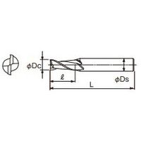 不二越 SGーFAX エンドミル 2枚刃 2SGE 14 2SGE14 1本（直送品）
