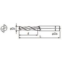 不二越 SGーFAX エンドミル ロング 2枚刃 SL2SGE 30 SL2SGE30 1本（直送品）