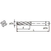 不二越 SGーFAX エンドミル ロング 4枚刃 SL4SGE 23 SL4SGE23 1本（直送品）
