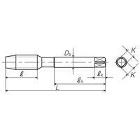 彌満和製作所 高速用通り穴用スパイラルタップ F-SP B M12X1.25 P4 1本（直送品）